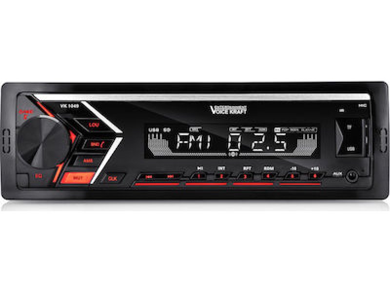 VOICE KRAFT VK-1049 AUX/Bluetooth/SD Card/Spotify/USB Αυτοκινήτου Κόκκινο 0026053 VOICE KRAFT VK-1049 AUX/Bluetooth/SD Card/Spotify/USB Αυτοκινήτου Κόκκινο 0026053