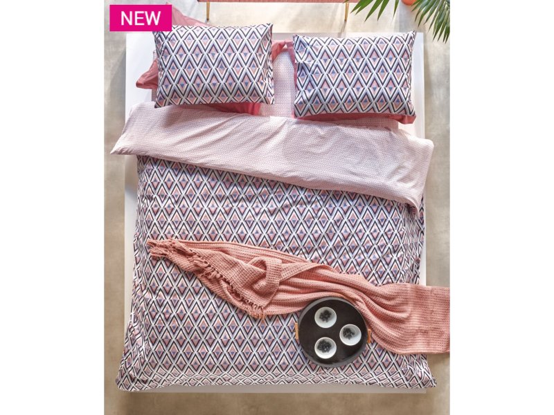 KENTIA Tessa 42 Κουβερτόριο Μονό Purple-Salmon Pink-Black 160χ260 0026317 KENTIA Tessa 42 Κουβερτόριο Μονό Purple-Salmon Pink-Black 160χ260 0026317