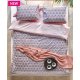 KENTIA Tessa 42 Κουβερτόριο Μονό Purple-Salmon Pink-Black 160χ260 0026317 KENTIA Tessa 42 Κουβερτόριο Μονό Purple-Salmon Pink-Black 160χ260 0026317
