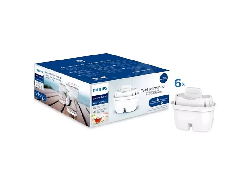 Philips AWP212/10 Ανταλλακτικά Φίλτρα 6 τεμάχια (συμβατά με Brita Maxtra & Brita Maxtra+) 0026339 Philips AWP212/10 Ανταλλακτικά Φίλτρα 6 τεμάχια (συμβατά με Brita Maxtra & Brita Maxtra+) 0026339