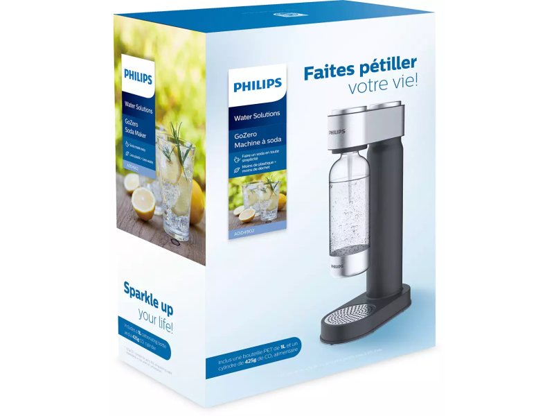 Philips ADD4902BK/10 Συσκευή Παρασκευής Ανθρακούχου Νερού (Soda maker) Γκρι 0026346 Philips ADD4902BK/10 Συσκευή Παρασκευής Ανθρακούχου Νερού (Soda maker) Γκρι 0026346
