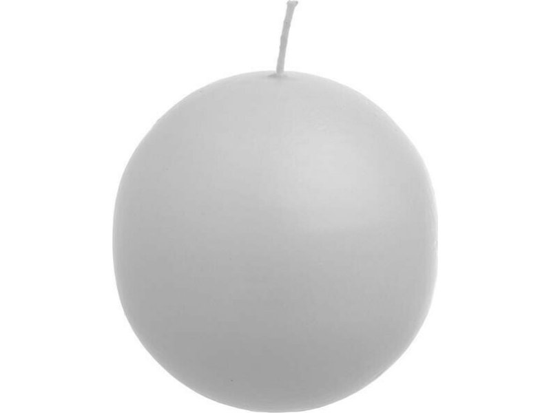 INART 3-80-474-0082 Διακοσμητικό Κερί White-Ivory Παραφίνης Μπάλα 8x8cm 0026619 INART 3-80-474-0082 Διακοσμητικό Κερί White-Ivory Παραφίνης Μπάλα 8x8cm 0026619
