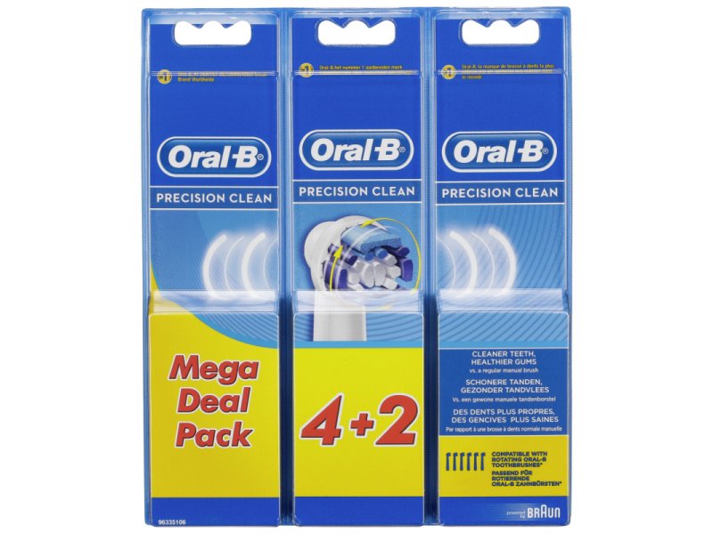 ORAL-B EB20 2+2+2 Precision clean Ανταλλακτικά Οδοντόβουρτσας Mega Deal Pack 6 τμχ (99506923) 0026654 ORAL-B EB20 2+2+2 Precision clean Ανταλλακτικά Οδοντόβουρτσας Mega Deal Pack 6 τμχ (99506923) 0026654