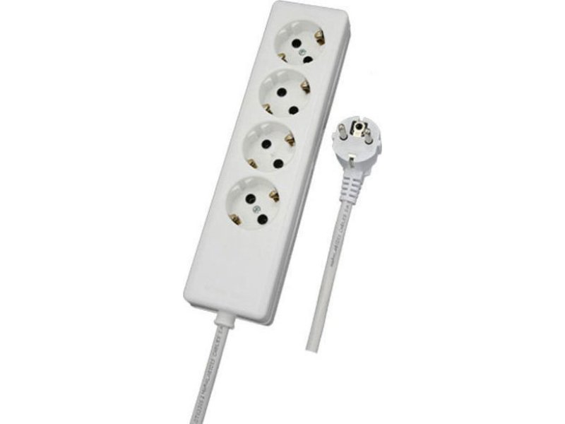 EUROLAMP 147-62221 Πολύπριζο 4 Θέσεων με Μήκος Καλωδίου 3m 0026671 EUROLAMP 147-62221 Πολύπριζο 4 Θέσεων με Μήκος Καλωδίου 3m 0026671