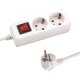 EUROLAMP 147-62210 Πολύπριζο 2 Θέσεων Με Διακόπτη & Καλώδιο 3X1.5mm 1.5m 3500W 0026672 EUROLAMP 147-62210 Πολύπριζο 2 Θέσεων Με Διακόπτη & Καλώδιο 3X1.5mm 1.5m 3500W 0026672