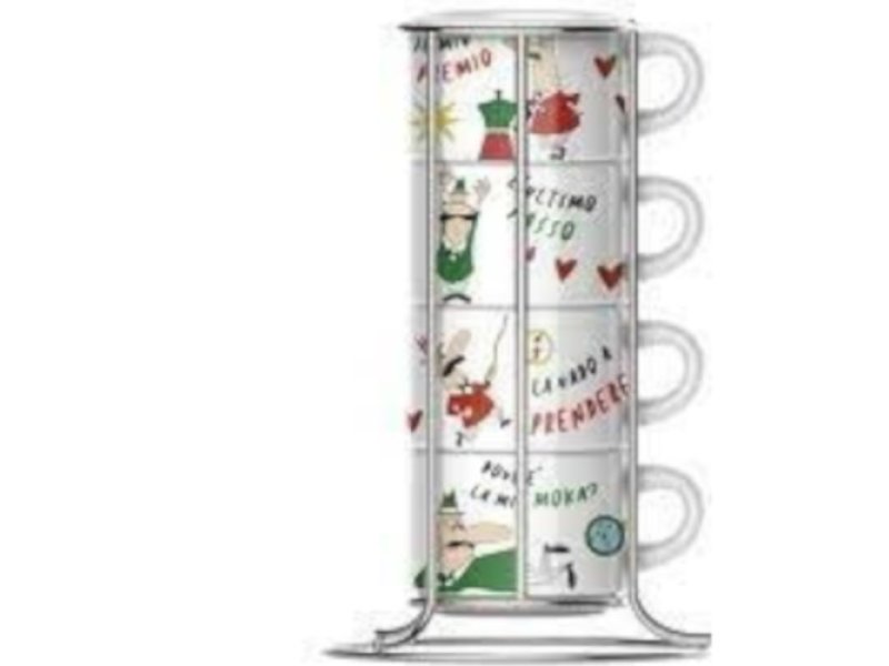 BIALETTI TAZZ203 Σετ 4 κούπες Cappuccino 0026915 BIALETTI TAZZ203 Σετ 4 κούπες Cappuccino 0026915