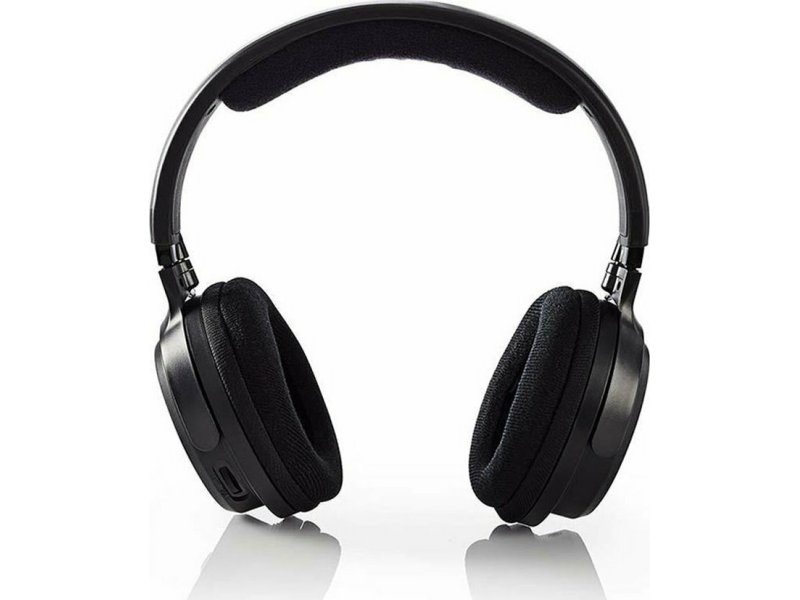 NEDIS HPRF200BK Ασύρματα Ακουστικά Τηλεόρασης 863MHz 3.5mm Μαύρο 0027169 NEDIS HPRF200BK Ασύρματα Ακουστικά Τηλεόρασης 863MHz 3.5mm Μαύρο 0027169