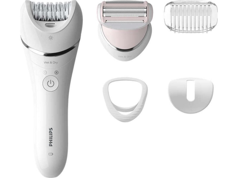 PHILIPS BRE710/00 Wet & Dry Epilator Series 8000 Επαναφορτιζόμενη Αποτριχωτική Μηχανή 0027679 PHILIPS BRE710/00 Wet & Dry Epilator Series 8000 Επαναφορτιζόμενη Αποτριχωτική Μηχανή 0027679