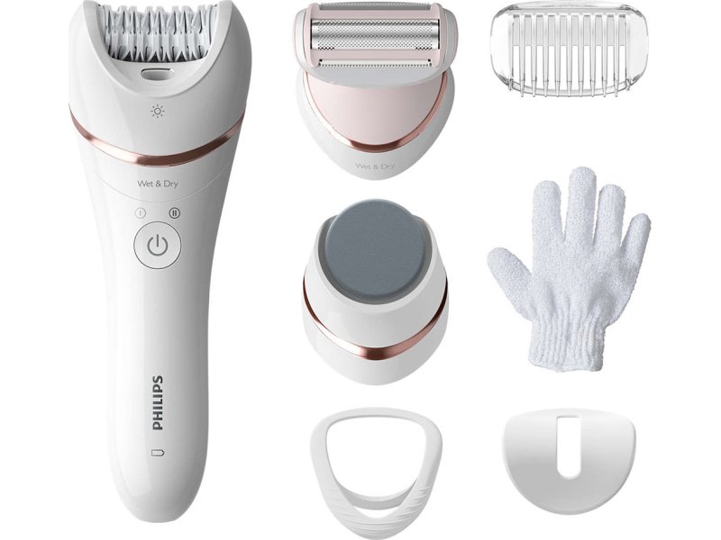 PHILIPS BRE730/10 Epilator Series 8000 Wet & Dry Επαναφορτιζόμενη Αποτριχωτική Μηχανή 0027682 PHILIPS BRE730/10 Epilator Series 8000 Wet & Dry Επαναφορτιζόμενη Αποτριχωτική Μηχανή 0027682