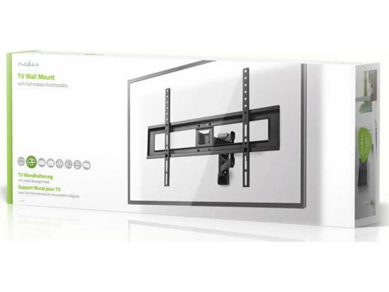 NEDIS TVWM1550BK Full Motion Βάση Τηλεόρασης Επιτοίχια 37-70'' και 35 kg 0027723 NEDIS TVWM1550BK Full Motion Βάση Τηλεόρασης Επιτοίχια 37-70'' και 35 kg 0027723