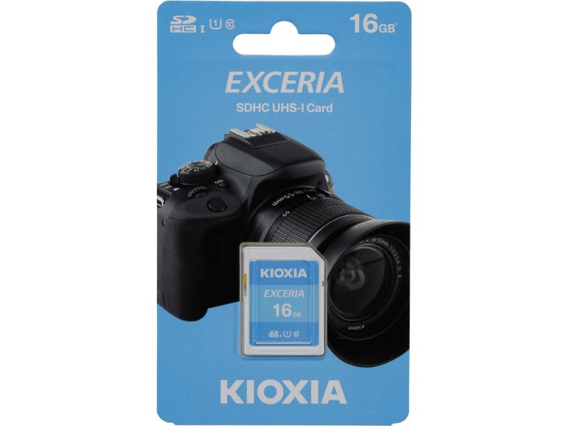 KIOXIA LNEX1L016GG4 SD EXCERIA 16GB UHS I 100MBs 0027739 KIOXIA LNEX1L016GG4 SD EXCERIA 16GB UHS I 100MBs 0027739