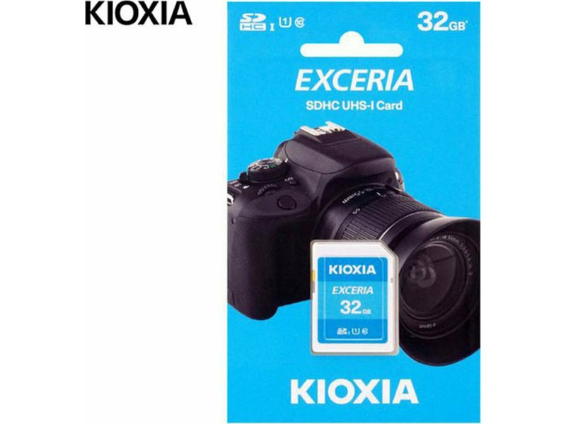 KIOXIA LNEX1L032GG4 SD EXCERIA 32GB UHS I 100MBs 0027742 KIOXIA LNEX1L032GG4 SD EXCERIA 32GB UHS I 100MBs 0027742