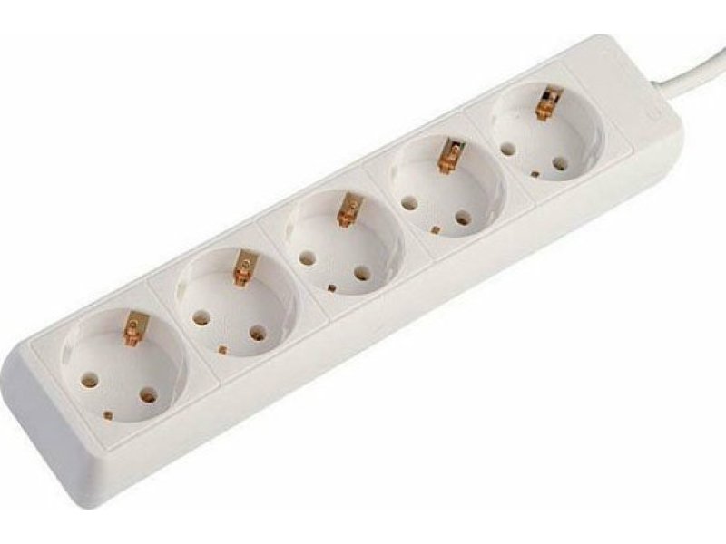 EUROLAMP 147-62203 Πολύπριζο 5 Θέσεων με Καλώδιο 3X1,5MM 1,5M με προστασία επαφών 0027745 EUROLAMP 147-62203 Πολύπριζο 5 Θέσεων με Καλώδιο 3X1,5MM 1,5M με προστασία επαφών 0027745