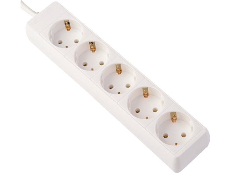 EUROLAMP 147-62203 Πολύπριζο 5 Θέσεων με Καλώδιο 3X1,5MM 1,5M με προστασία επαφών 0027745 EUROLAMP 147-62203 Πολύπριζο 5 Θέσεων με Καλώδιο 3X1,5MM 1,5M με προστασία επαφών 0027745