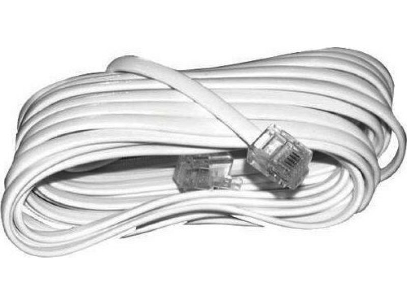 EUROLAMP 147-10074 ΠΡΟΕΚΤΑΣΗ ΤΗΛΕΦΩΝΟΥ Α.Τ ΛΕΥΚΗ 10M RJ11 0027748 EUROLAMP 147-10074 ΠΡΟΕΚΤΑΣΗ ΤΗΛΕΦΩΝΟΥ Α.Τ ΛΕΥΚΗ 10M RJ11 0027748