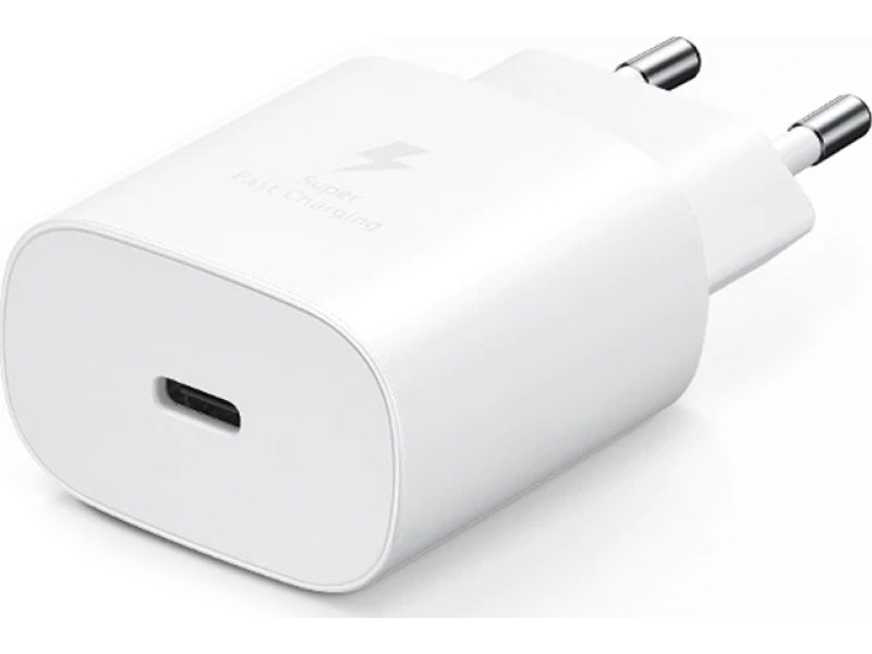 SAMSUNG EP-TA800NWEGEU WALL CHARGER USB-C 25W WHITE 0027824 SAMSUNG EP-TA800NWEGEU WALL CHARGER USB-C 25W WHITE 0027824