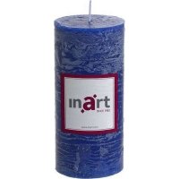 INART 3-80-658-0103 Αρωματικό Κερί Παραφίνης Μπλέ 7χ7χ15 0027947