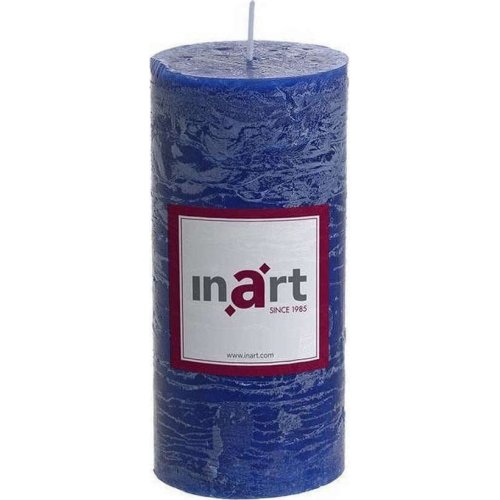 INART 3-80-658-0103 Αρωματικό Κερί Παραφίνης Μπλέ 7χ7χ15 0027947