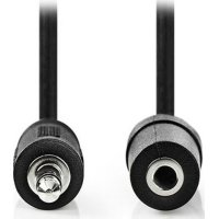 NEDIS CAGT22050BK20 Cable 3.5mm male - 3.5mm female Μαύρο 2.0m 0027991