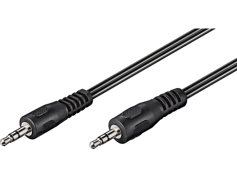 GOOBAY 50449 Καλώδιο Ήχου 3.5mm 50449, 3 Pin Stereo, 2.5m, Mαύρο 0028023 GOOBAY 50449 Καλώδιο Ήχου 3.5mm 50449, 3 Pin Stereo, 2.5m, Mαύρο 0028023