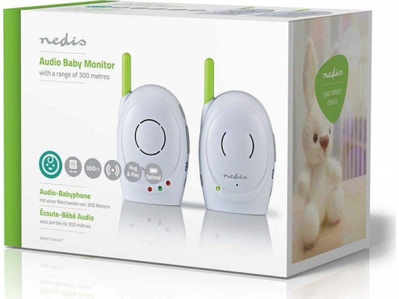 NEDIS BAMO110AUWT Ασύρματο baby monitor, με δυνατότητα αμφίδρομης επικοινωνίας. 0029247 NEDIS BAMO110AUWT Ασύρματο baby monitor, με δυνατότητα αμφίδρομης επικοινωνίας. 0029247