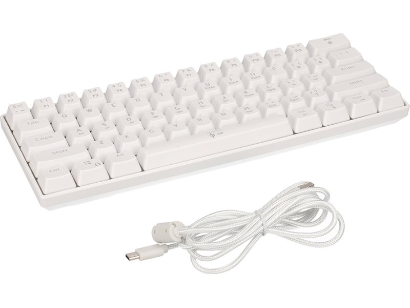 LGP LGP022186 PLUTO RGB MECHANICAL GAMING KEYBOARD BLUE SWITCH WHITE WITH TYPE-C PORT 0029324 LGP LGP022186 PLUTO RGB MECHANICAL GAMING KEYBOARD BLUE SWITCH WHITE WITH TYPE-C PORT 0029324