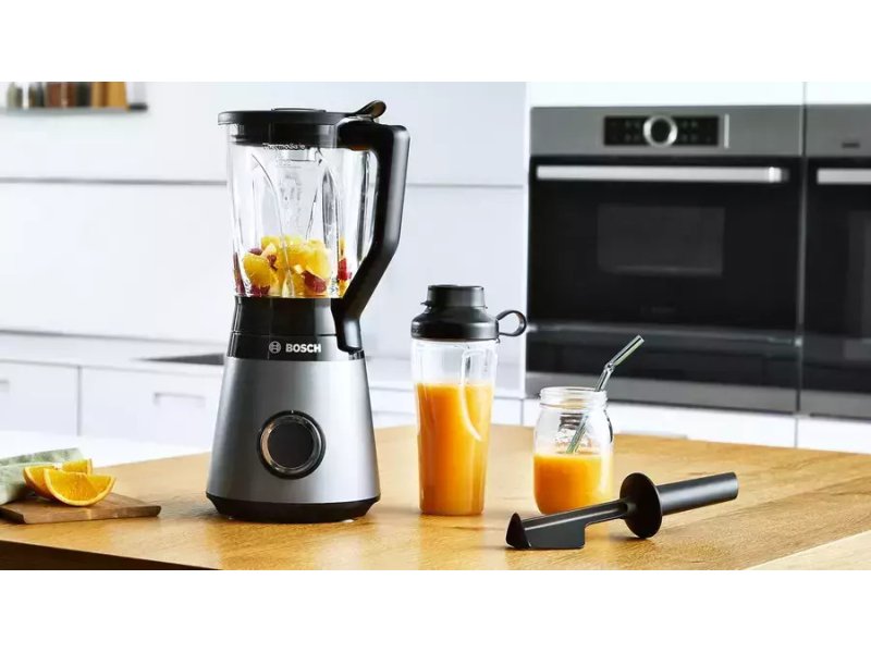 BOSCH MMB6174S Μπλέντερ για Smoothies με Γυάλινη Κανάτα 1,5Lt 1200Watt Γκρι 0029355 BOSCH MMB6174S Μπλέντερ για Smoothies με Γυάλινη Κανάτα 1,5Lt 1200Watt Γκρι 0029355
