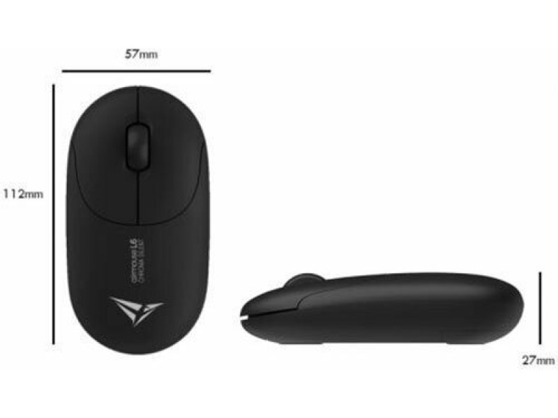 ALCATROZ AML6SBK AIRMOUSE L6 Επαναφορτιζόμενο, αθόρυβο ποντίκι ,Μαύρο 0030073 ALCATROZ AML6SBK AIRMOUSE L6 Επαναφορτιζόμενο, αθόρυβο ποντίκι ,Μαύρο 0030073