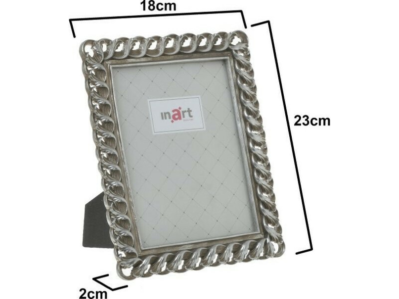 INART 3-30-446-0044 Κορνίζα Πλαστική Ασημί 13x18cm 0030108 INART 3-30-446-0044 Κορνίζα Πλαστική Ασημί 13x18cm 0030108