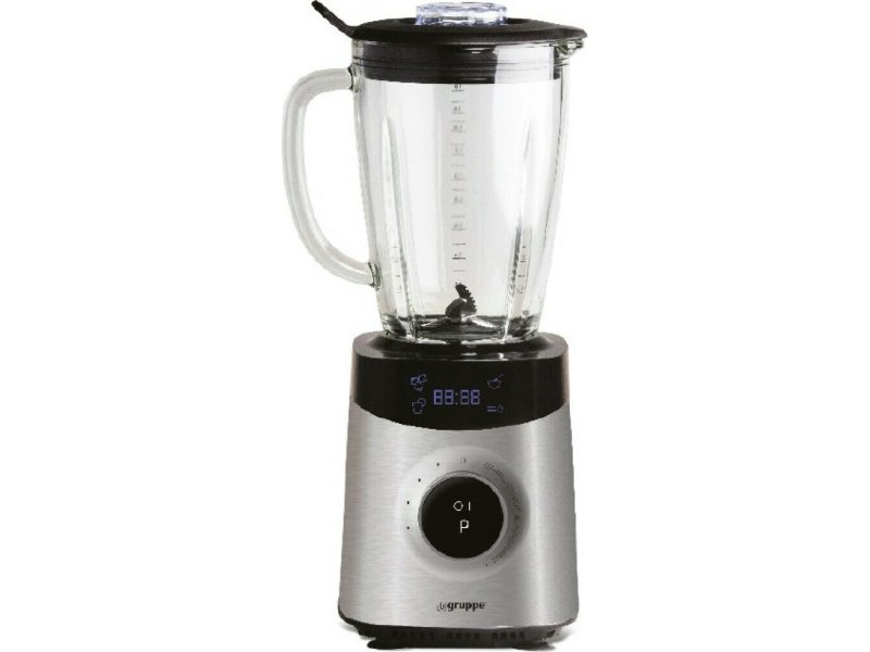 GRUPPE YB-S09Z EPIC MIX Μπλέντερ για Smoothies με Γυάλινη Κανάτα 1.8lt 1800Watt Inox 0030510 GRUPPE YB-S09Z EPIC MIX Μπλέντερ για Smoothies με Γυάλινη Κανάτα 1.8lt 1800Watt Inox 0030510