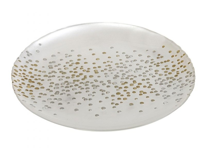 ESPIEL DAC1643 Διακοσμητική Πιατέλα Γυάλινη Confetti 32x32cm 0030563 ESPIEL DAC1643 Διακοσμητική Πιατέλα Γυάλινη Confetti 32x32cm 0030563