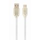 CABLEXPERT CC-USB2R-AMCM-1M-W Premium καουτσούκ Type-C Καλώδιο φόρτισης και δεδομένων USB, 1 m, λευκό 0030694 CABLEXPERT CC-USB2R-AMCM-1M-W Premium καουτσούκ Type-C Καλώδιο φόρτισης και δεδομένων USB, 1 m, λευκό 0030694