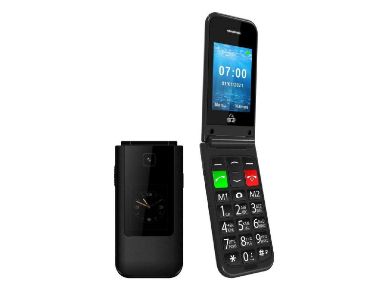 POWERTECH PTM-23 SENRY DUAL II SINGLE SIM Κινητό με Κουμπιά για Ηλικιωμένους Μαύρο 0031091 POWERTECH PTM-23 SENRY DUAL II SINGLE SIM Κινητό με Κουμπιά για Ηλικιωμένους Μαύρο 0031091