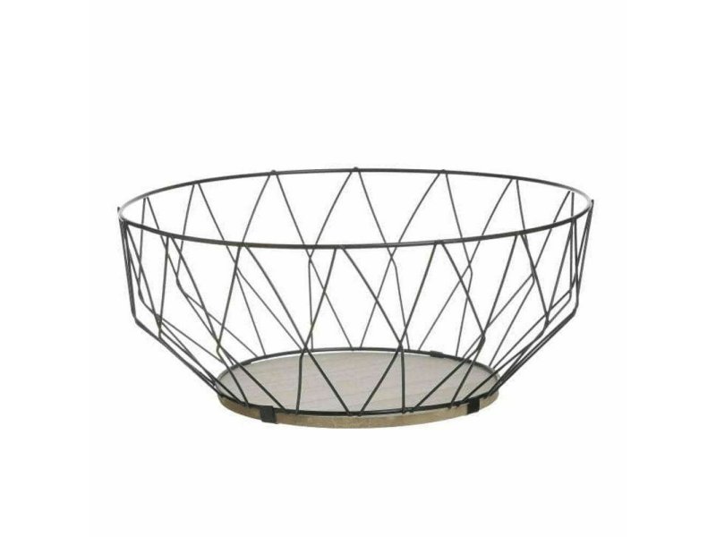 INART 6-60-508-0075 Φρουτιέρα Μεταλλική Γκρι 28x28x12cm 0031351 INART 6-60-508-0075 Φρουτιέρα Μεταλλική Γκρι 28x28x12cm 0031351