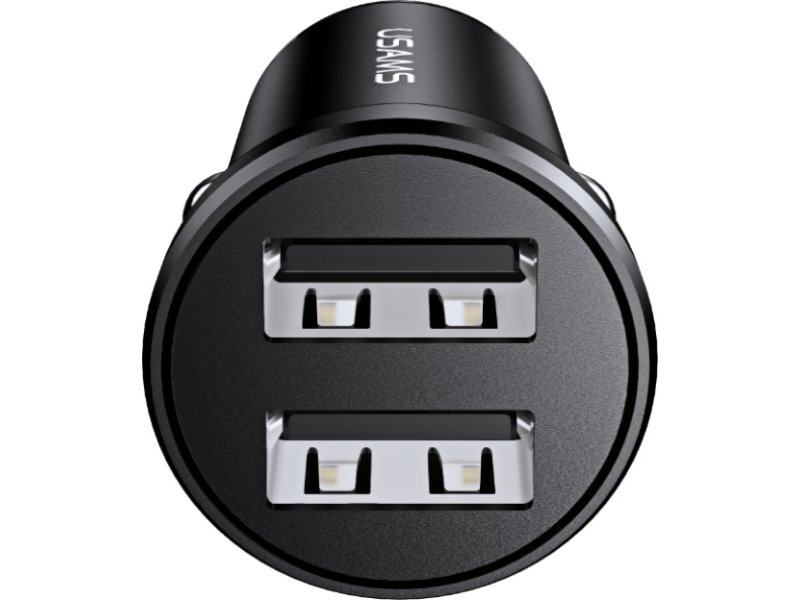USAMS CC114TC01 Φορτιστής Αυτοκινήτου C20 2.4A με Θύρες: 2xUSB Μαύρος 0031392 USAMS CC114TC01 Φορτιστής Αυτοκινήτου C20 2.4A με Θύρες: 2xUSB Μαύρος 0031392