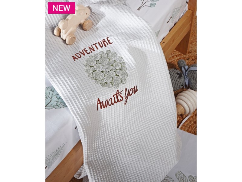 KENTIA Willow Κουβέρτα Αγκαλίας Waffle 0031565 KENTIA Willow Κουβέρτα Αγκαλίας Waffle 0031565