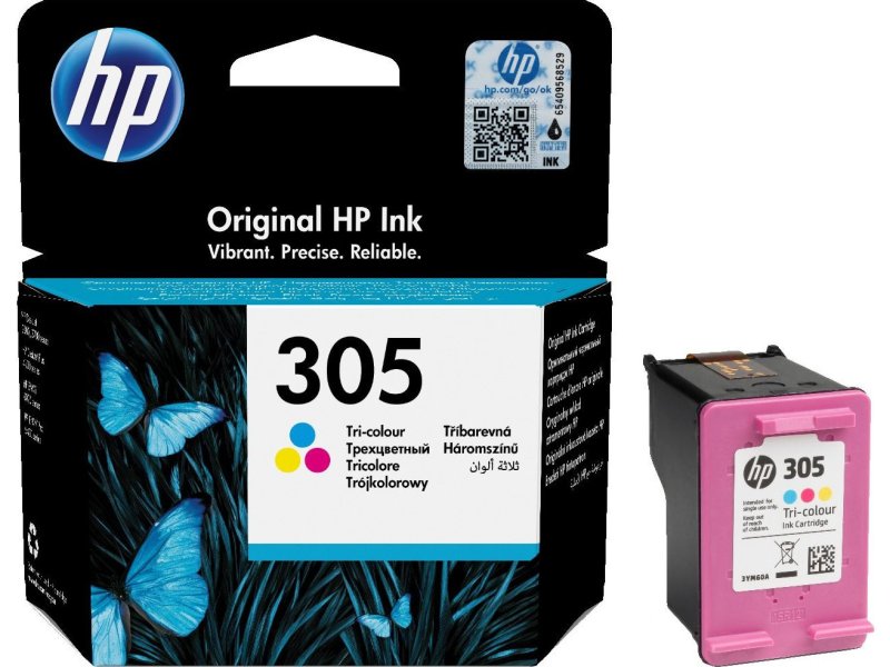 HP No 305 Tri-Colour (3YM60A) Μελάνι 0031712 HP No 305 Tri-Colour (3YM60A) Μελάνι 0031712