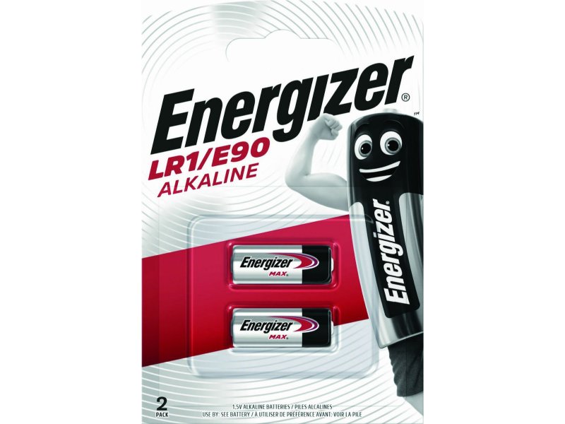 ENERGIZER LR1/E90/2TE Αλκαλική μπαταρία LR1/E90, σε blister με 2 μπαταρίες 0032392 ENERGIZER LR1/E90/2TE Αλκαλική μπαταρία LR1/E90, σε blister με 2 μπαταρίες 0032392