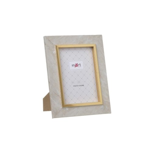 INART 3-30-524-0016  Κορνίζα Πλαστική 10x15cm Μπεζ/ Χρυσή 0032404