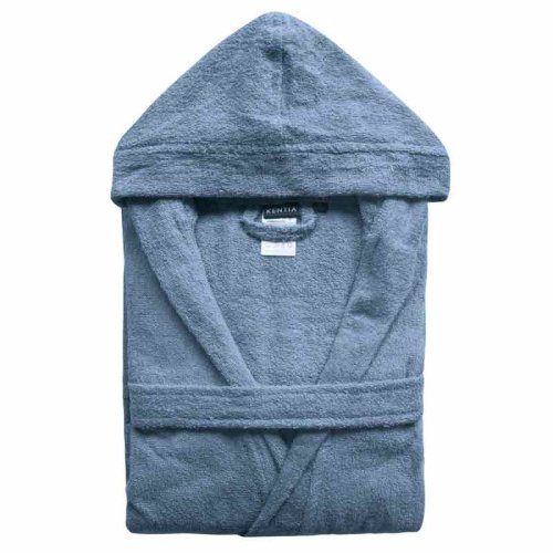 KENTIA Riley 01 Μπουρνούζι Με Κουκούλα XXL Grey Blue 0032496