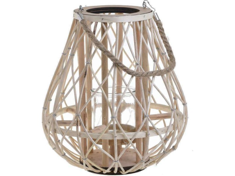 INART 3-70-823-0275 Φαναράκι Ξύλινο Natural 30x30x37cm 0032642 INART 3-70-823-0275 Φαναράκι Ξύλινο Natural 30x30x37cm 0032642