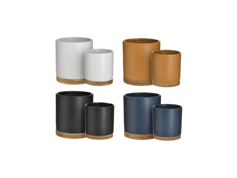 INART Click S/2 6-70-508-0102 Κασπώ Κεραμικό/Μπαμπού σε 4 Χρώματα/ σετ 2 Τεμ 0032654 INART Click S/2 6-70-508-0102 Κασπώ Κεραμικό/Μπαμπού σε 4 Χρώματα/ σετ 2 Τεμ 0032654