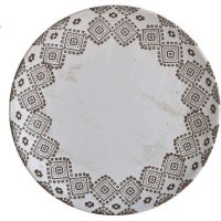 INART 3-70-685-0222  Διακοσμητική Πιατέλα Κεραμική 33.5x33.5x5cm 0032659