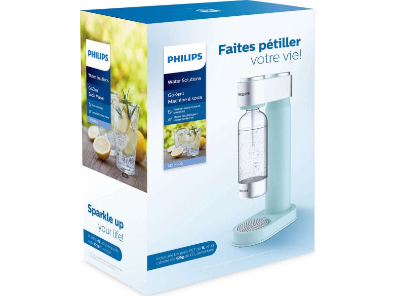 Philips ADD4902MT/10 Συσκευή Παρασκευής Ανθρακούχου Νερού (Soda maker) Mint 0032913 Philips ADD4902MT/10 Συσκευή Παρασκευής Ανθρακούχου Νερού (Soda maker) Mint 0032913