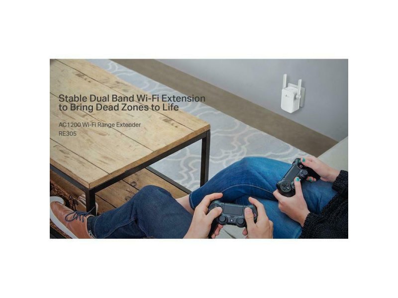 TP-LINK RE305 AC1200 Wi-Fi Range Extender dual band, Ver. 3.0 0033075 TP-LINK RE305 AC1200 Wi-Fi Range Extender dual band, Ver. 3.0 0033075