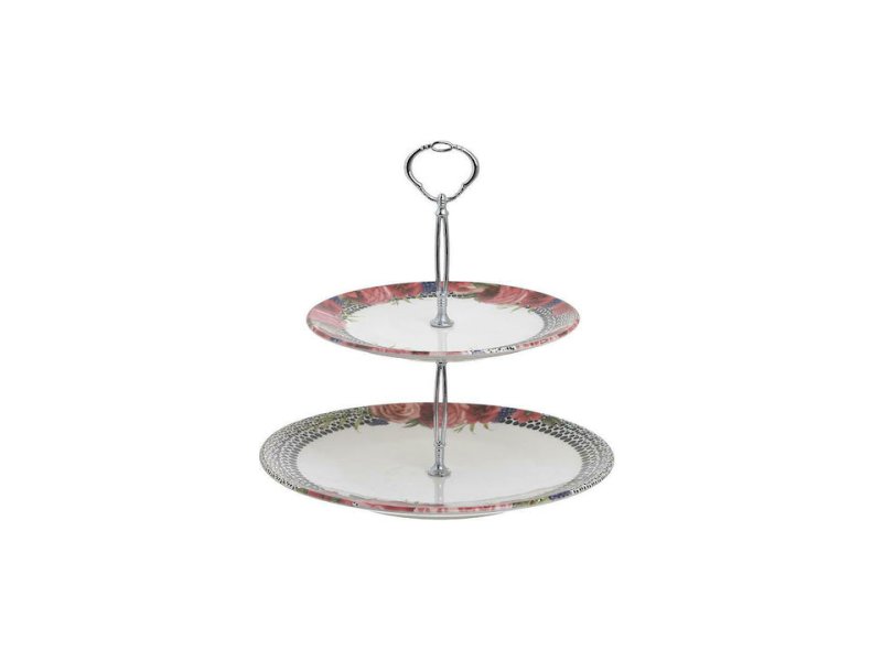 INART 3-60-022-0017 Ορντερβιέρα 2οροφη Κεραμική Floral Φ26X26 0033101 INART 3-60-022-0017 Ορντερβιέρα 2οροφη Κεραμική Floral Φ26X26 0033101