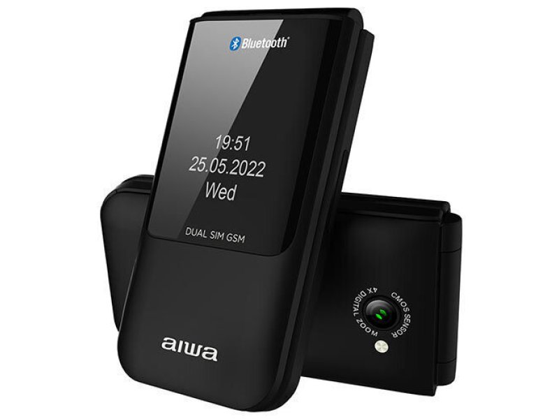 AIWA FP-24BKMKII Dual SIM Κινητό με Κουμπιά Black 0033161 AIWA FP-24BKMKII Dual SIM Κινητό με Κουμπιά Black 0033161