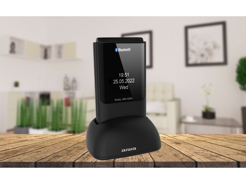 AIWA FP-24BKMKII Dual SIM Κινητό με Κουμπιά Black 0033161 AIWA FP-24BKMKII Dual SIM Κινητό με Κουμπιά Black 0033161