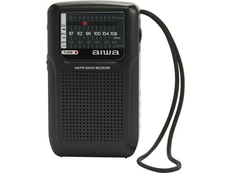 AIWA RS-33 Ραδιόφωνο τσέπης με Ακουστικά Μαύρο 0033267 AIWA RS-33 Ραδιόφωνο τσέπης με Ακουστικά Μαύρο 0033267