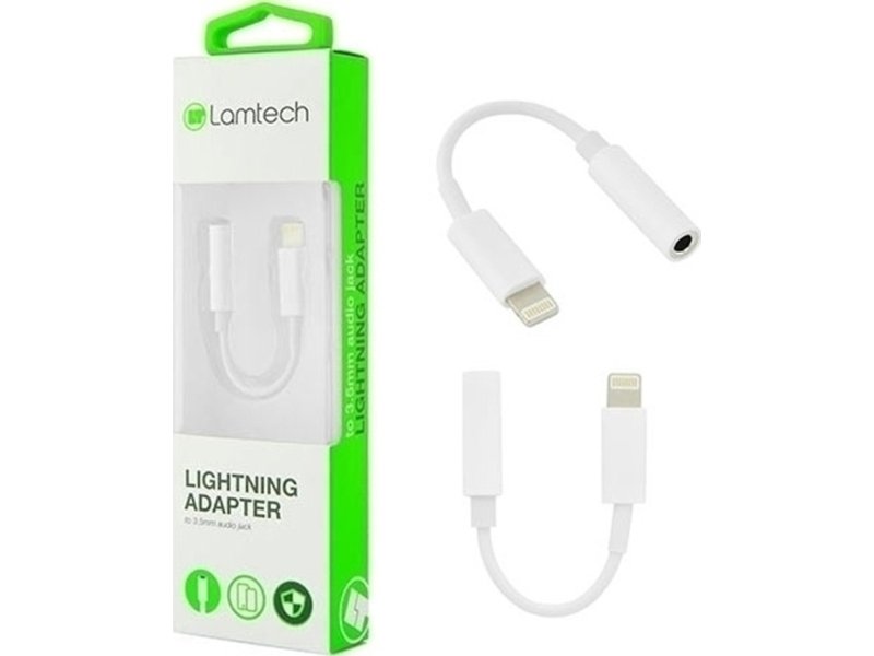 LAMTECH LAM063005 Μετατροπέας Lightning male σε 3.5mm female Λευκό 0033272 LAMTECH LAM063005 Μετατροπέας Lightning male σε 3.5mm female Λευκό 0033272